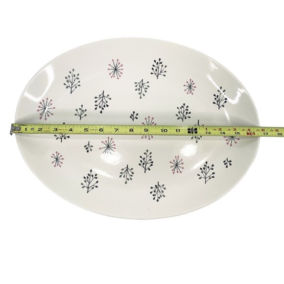 Vintage Franciscan Ware Echo 16" Oval Serving Platter Gladding McBean Atomic MCM - Picture 7 of 9